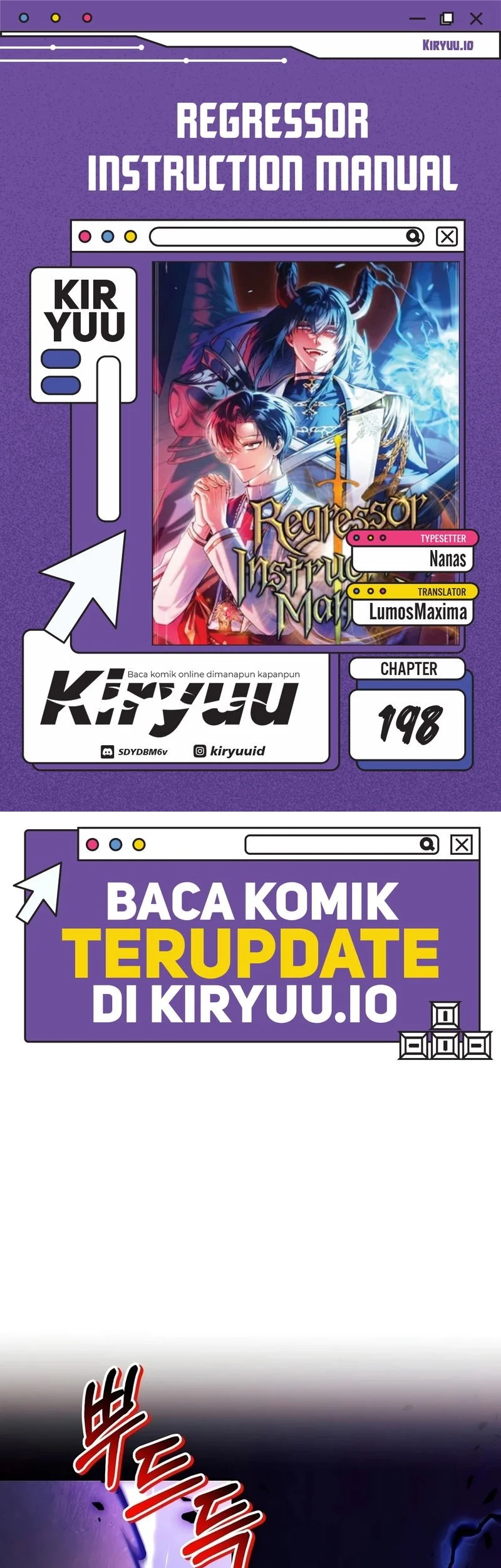 Komik Regressor Instruction Manual Chapter 198 gambar 1