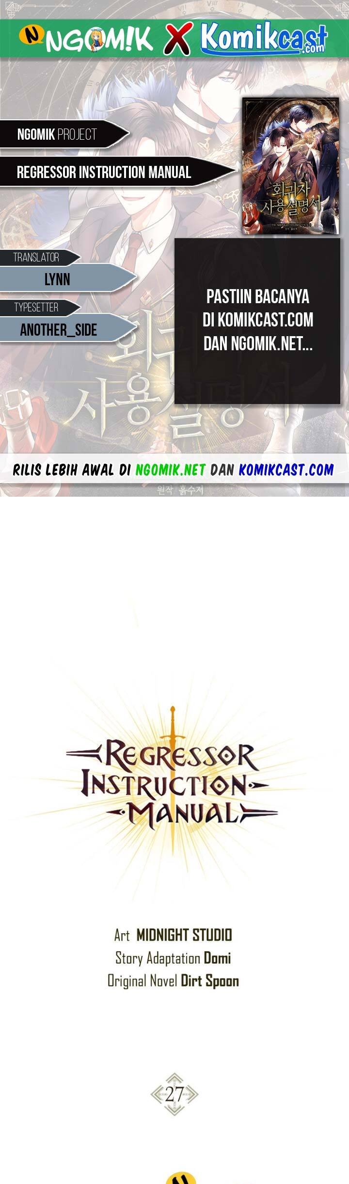 Baca Komik Regressor Instruction Manual Chapter 27 Gambar 1