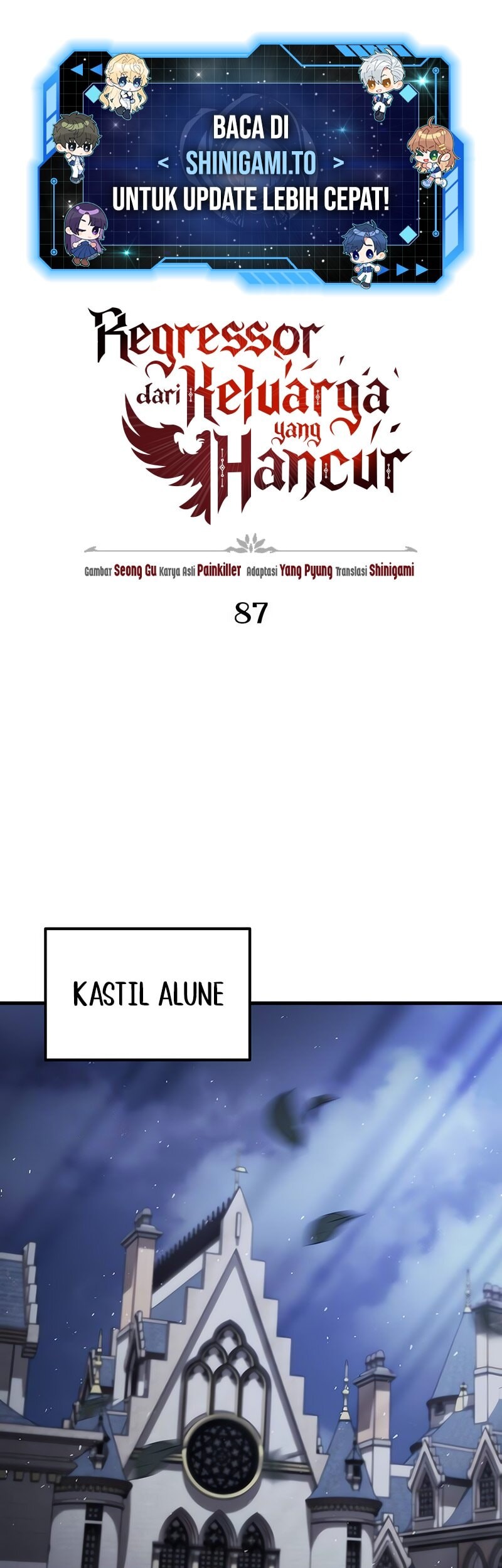 Baca Manhwa Regressor Of The Fallen Family Chapter 87 Gambar 2