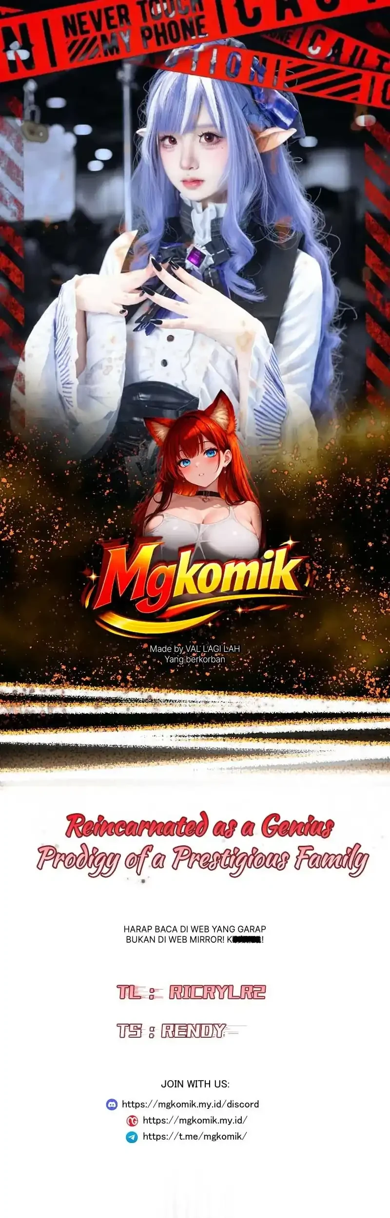 Komik Reincarnated as a Genius Prodigy of a Prestigious Family Chapter 104 gambar 1