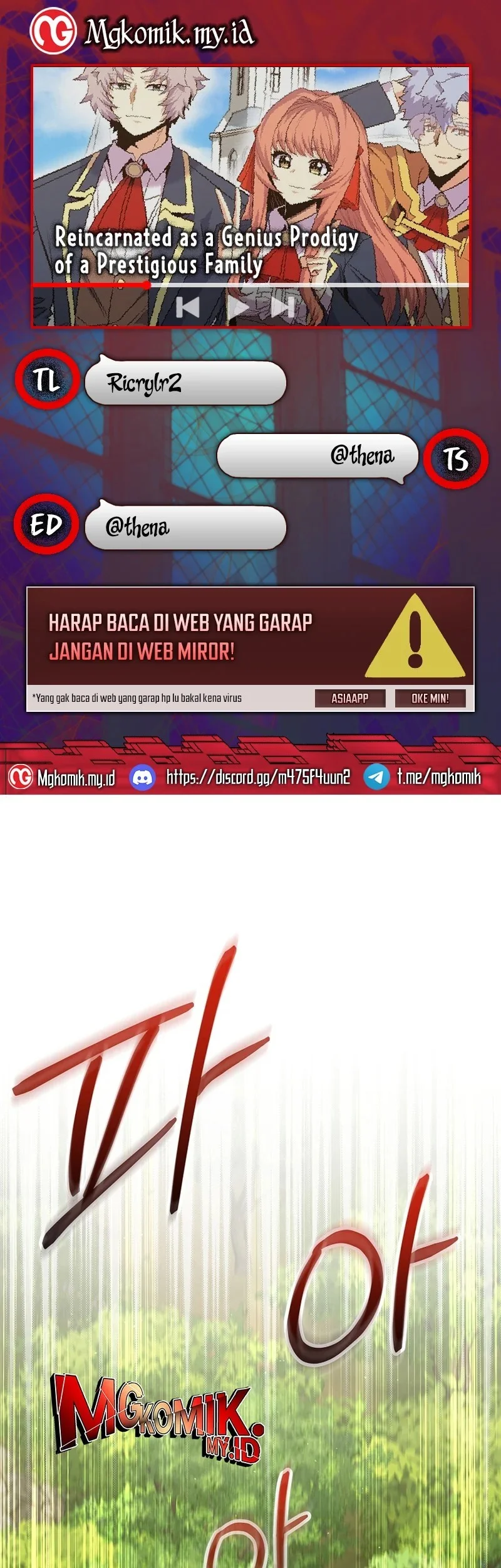 Komik Reincarnated as a Genius Prodigy of a Prestigious Family Chapter 64 gambar nomor 1