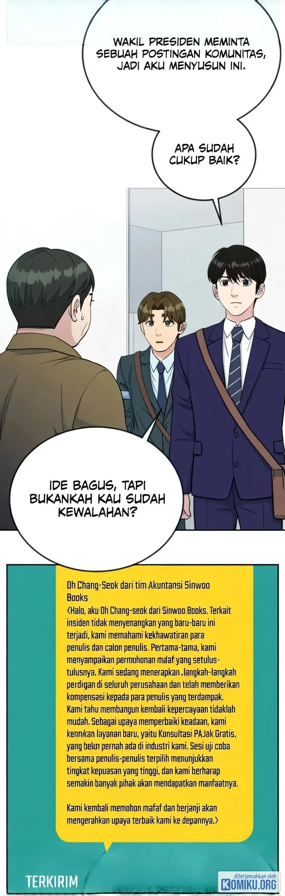 Reincarnated as a New Employee Chapter 55 Gambar 18