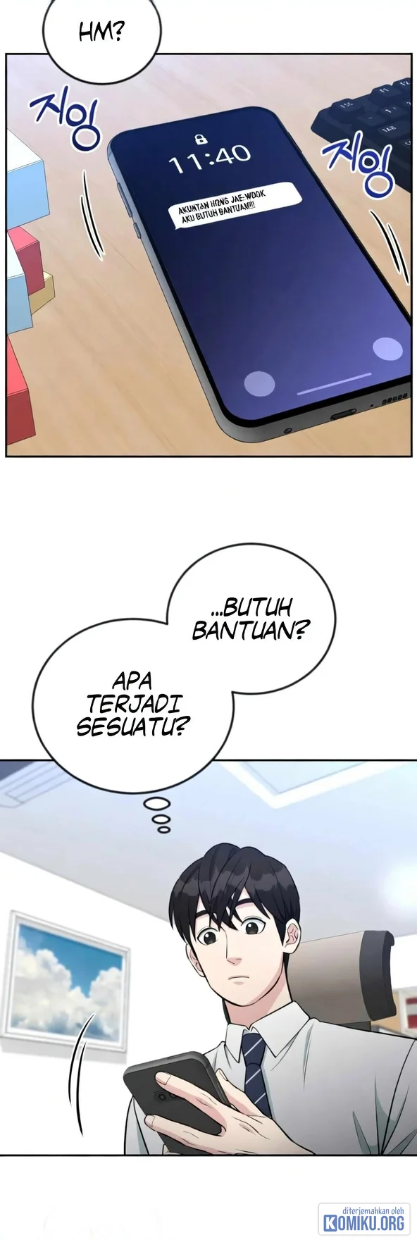 Komik Reincarnated as a New Employee Chapter 58 gambar 1