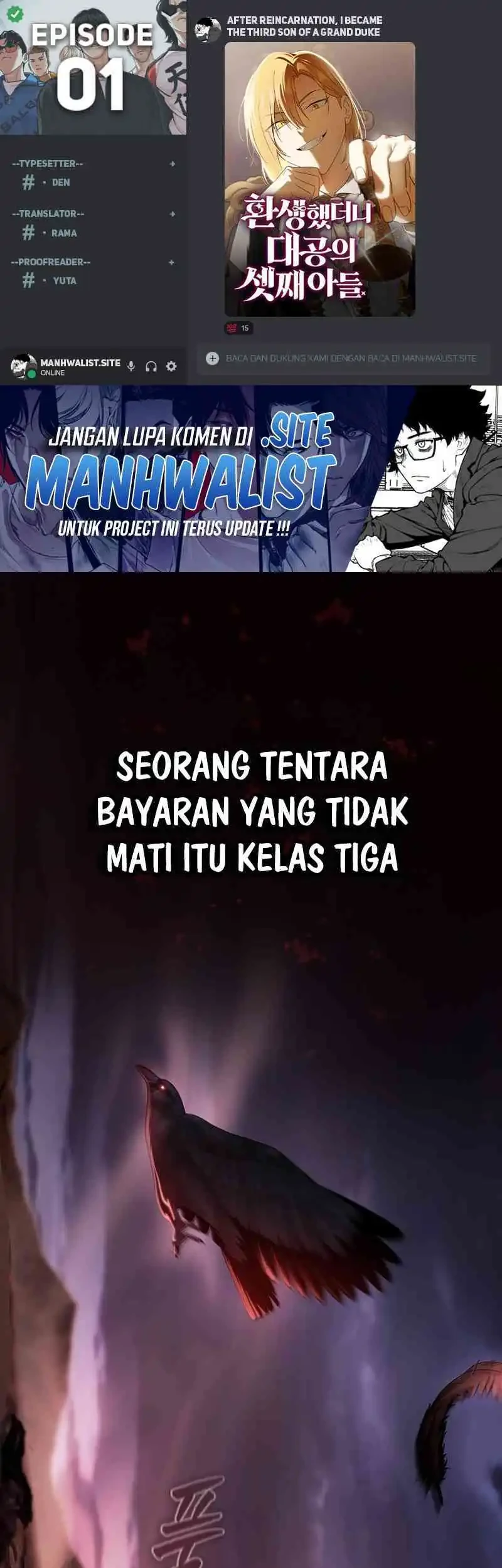 Komik Reincarnated as the Archduke’s Son Chapter 1 gambar 1