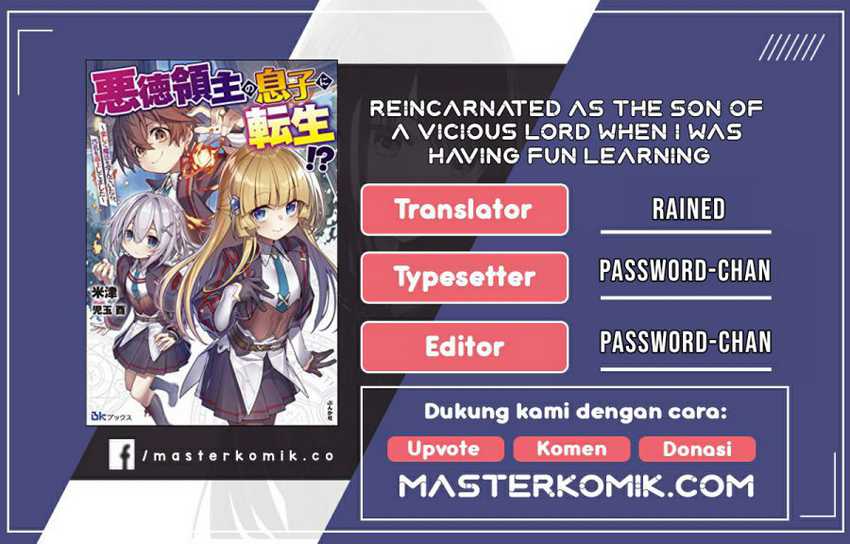 Baca Komik Reincarnated As The Son Of A Vicious Lord! -When I Was Having Fun Chapter 5 Gambar 1