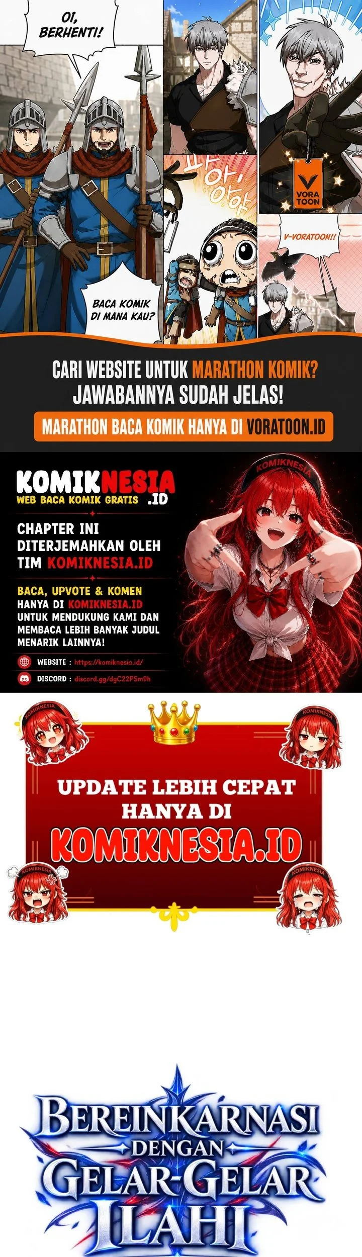 Komik Reincarnated with Divine Titles Chapter 14 gambar 1