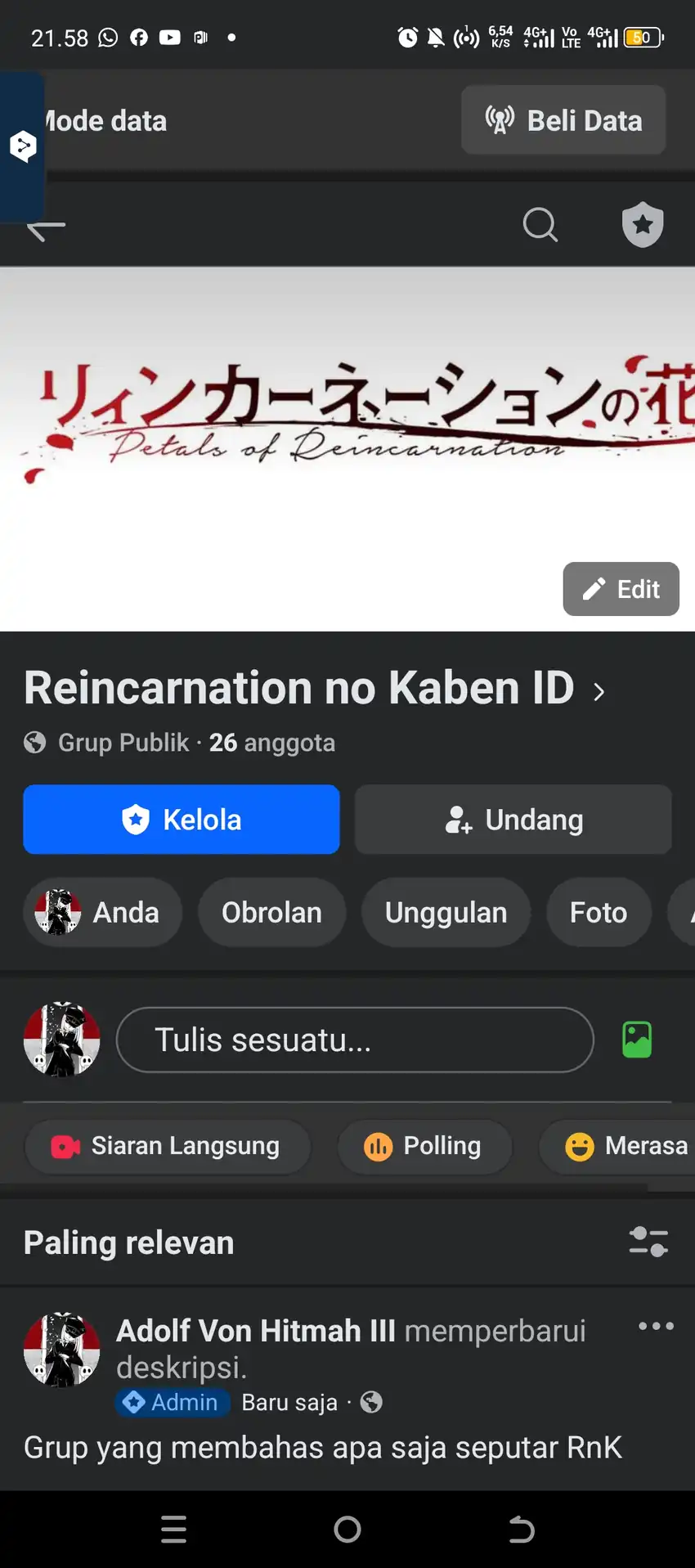 Reincarnation no Kaben Chapter 73 Gambar 40