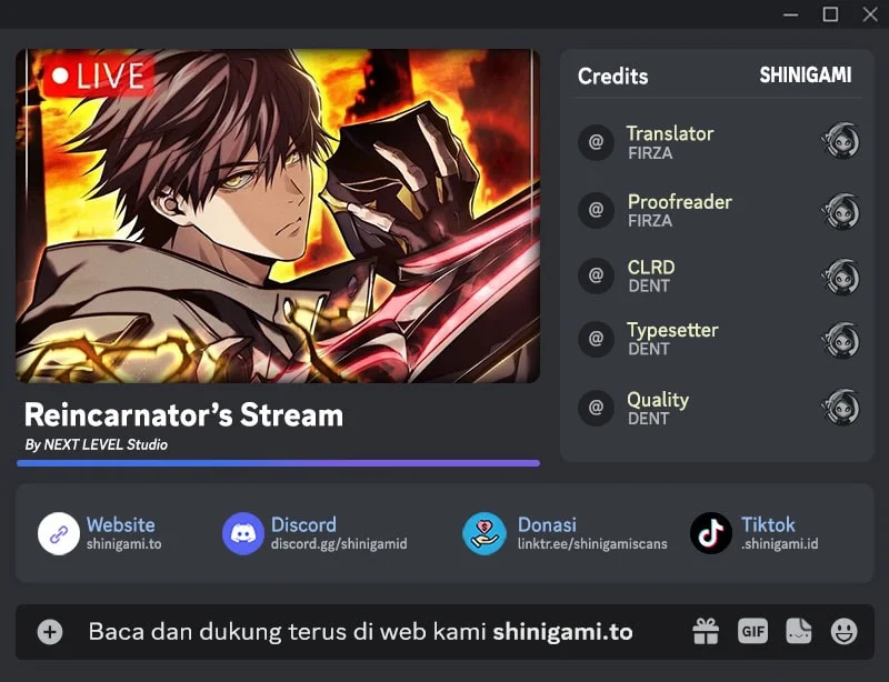 Komik Reincarnator’s Stream Chapter 19 gambar nomor 1