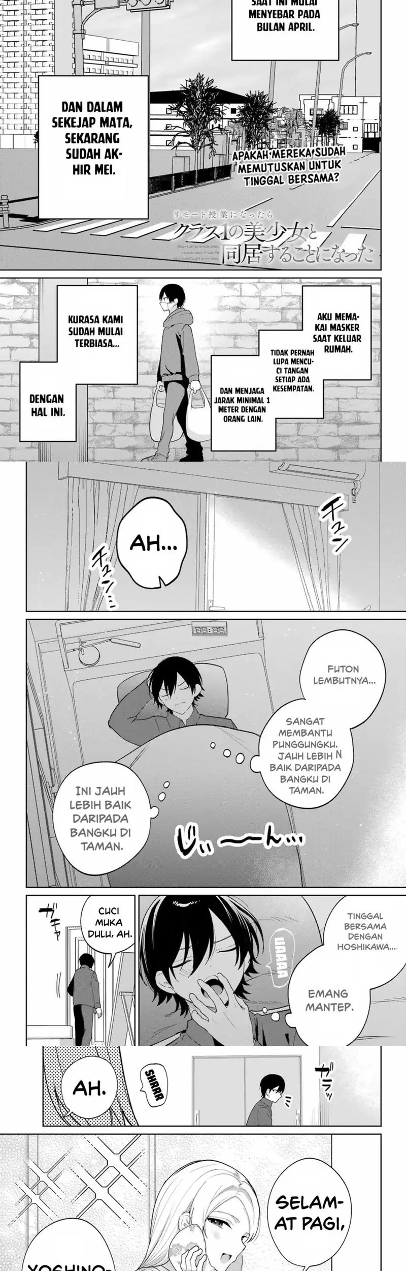 Baca Manga Remote Jugyou ni Nattara Class 1 no Bishoujo to Doukyo Suru Koto ni Natta Chapter 13 Gambar 2