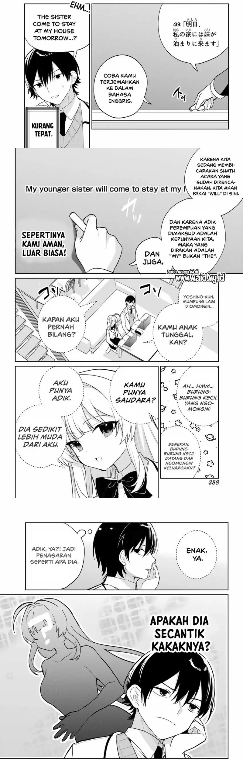 Remote Jugyou ni Nattara Class 1 no Bishoujo to Doukyo Suru Koto ni Natta Chapter 13 Gambar 13