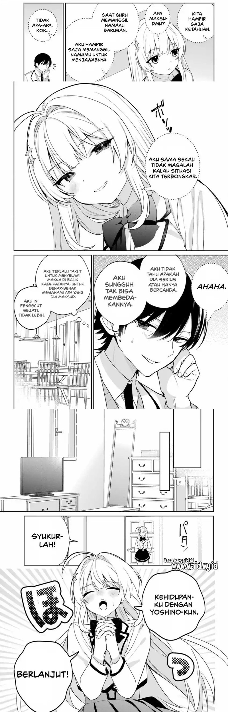Remote Jugyou ni Nattara Class 1 no Bishoujo to Doukyo Suru Koto ni Natta Chapter 13 Gambar 14