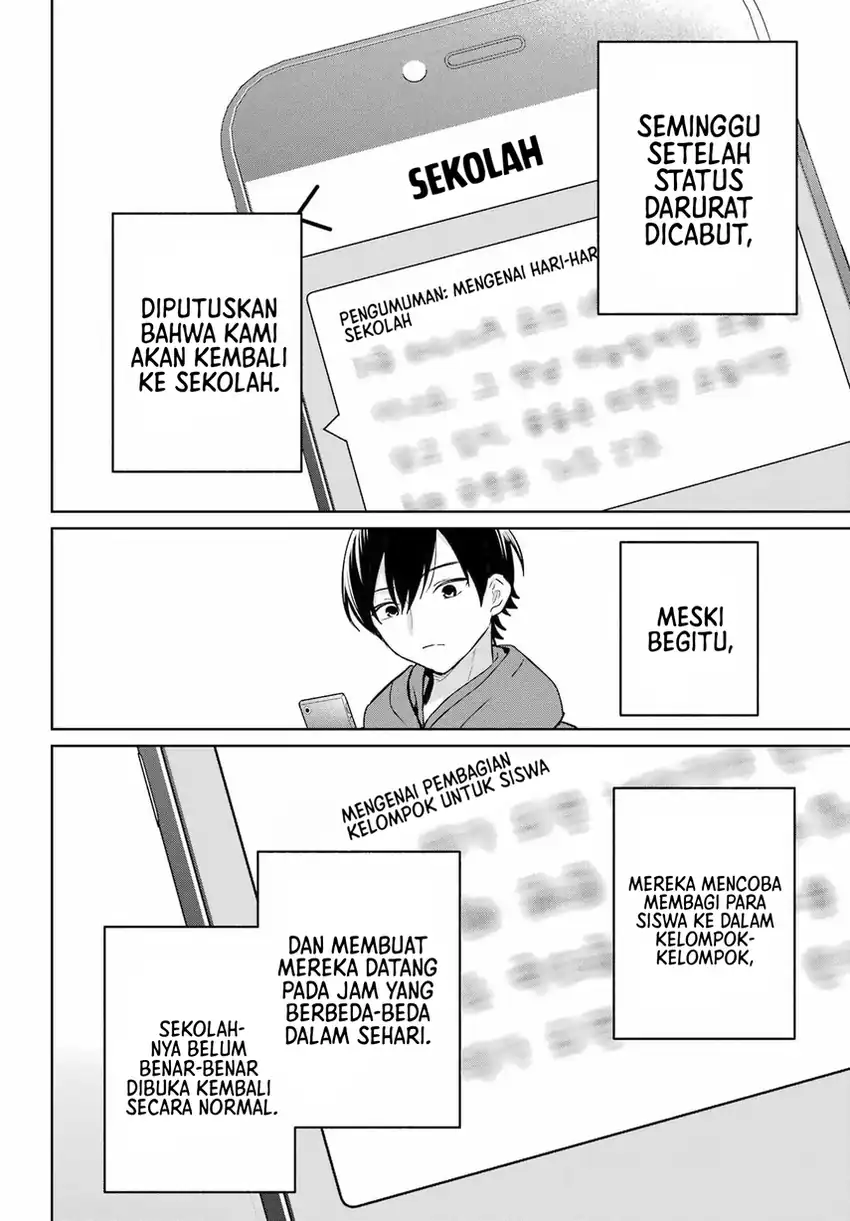 Remote Jugyou ni Nattara Class 1 no Bishoujo to Doukyo Suru Koto ni Natta Chapter 20.1 Gambar 13