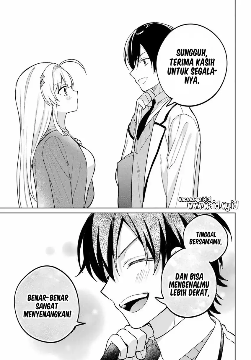 Remote Jugyou ni Nattara Class 1 no Bishoujo to Doukyo Suru Koto ni Natta Chapter 20.1 Gambar 18