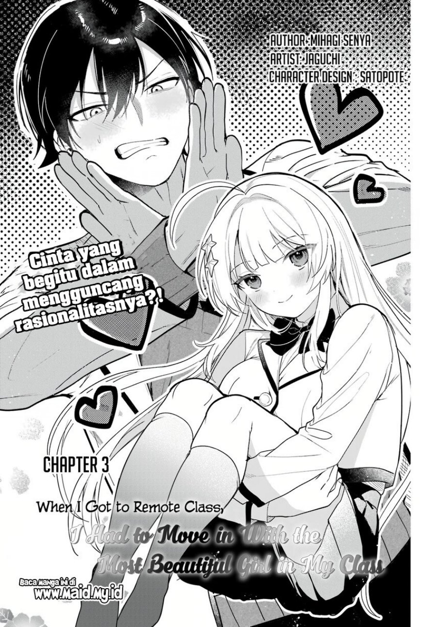 Remote Jugyou ni Nattara Class 1 no Bishoujo to Doukyo Suru Koto ni Natta Chapter 3 Gambar 3