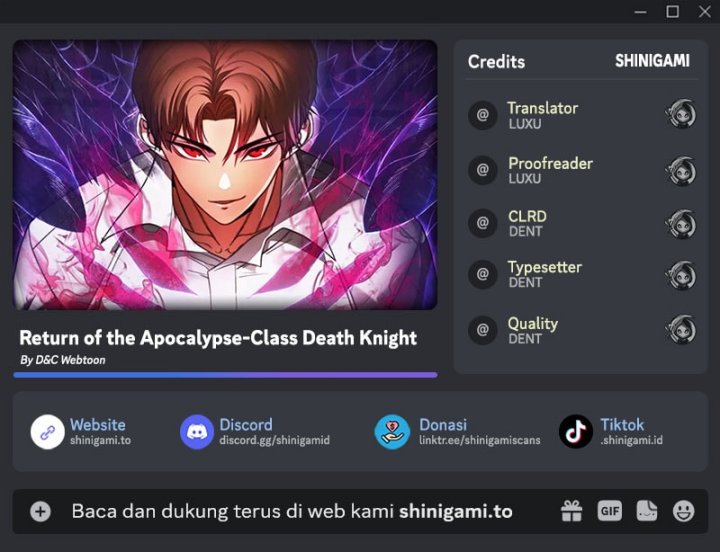Baca Komik Return Of The Apocalypse-Class Death Knight Chapter 24 Gambar 1