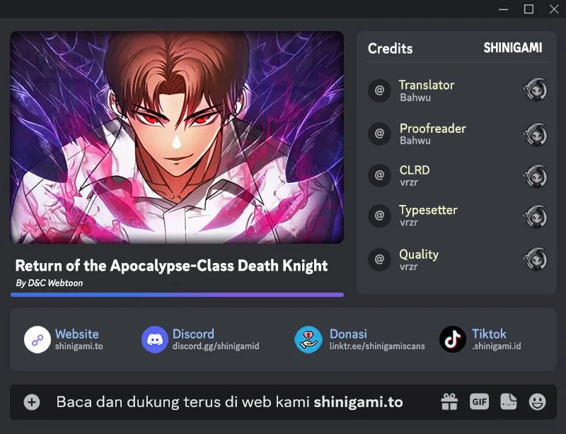 Komik Return Of The Apocalypse-Class Death Knight Chapter 84 gambar 1