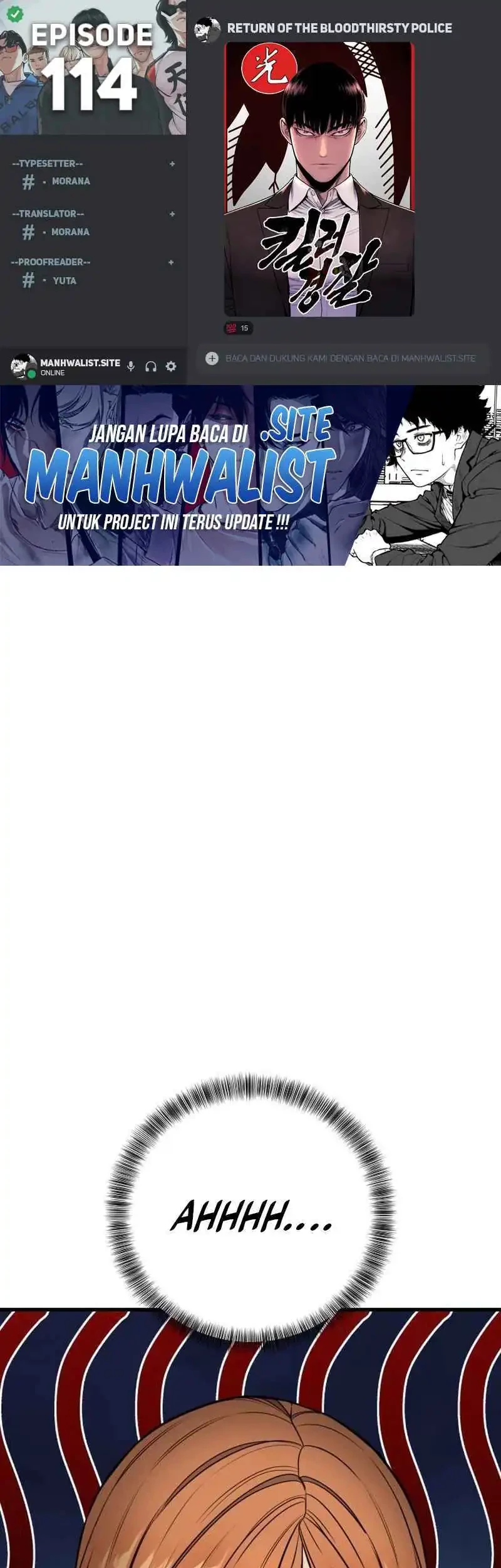 Komik Return of the Bloodthirsty Police Chapter 114 gambar nomor 1