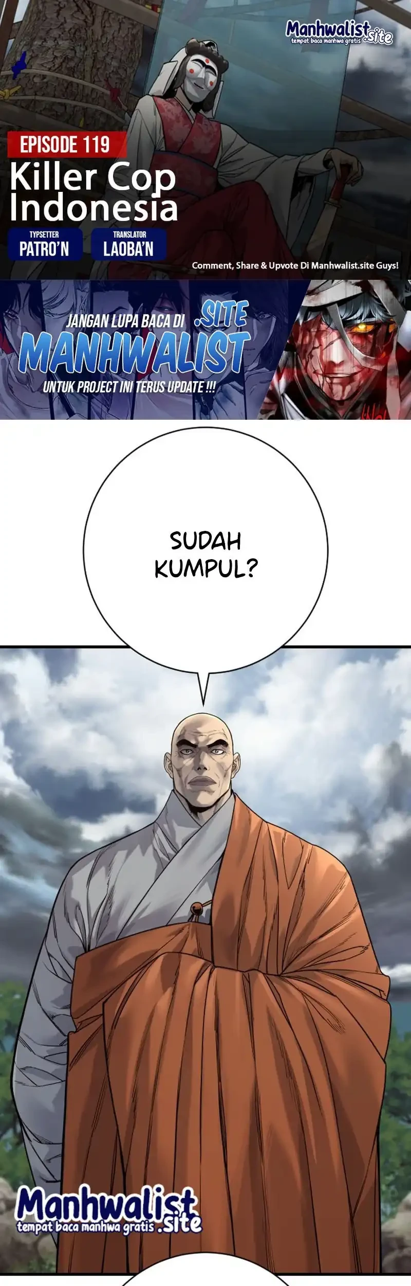 Komik Return of the Bloodthirsty Police Chapter 119 gambar nomor 1