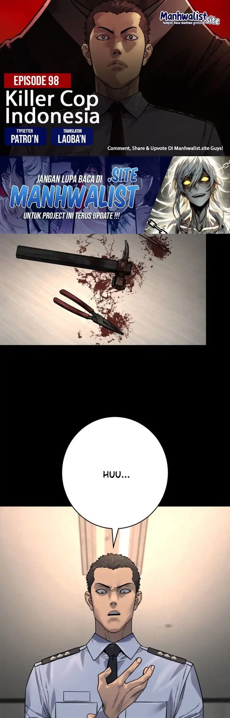 Komik Return of the Bloodthirsty Police Chapter 98 gambar nomor 1