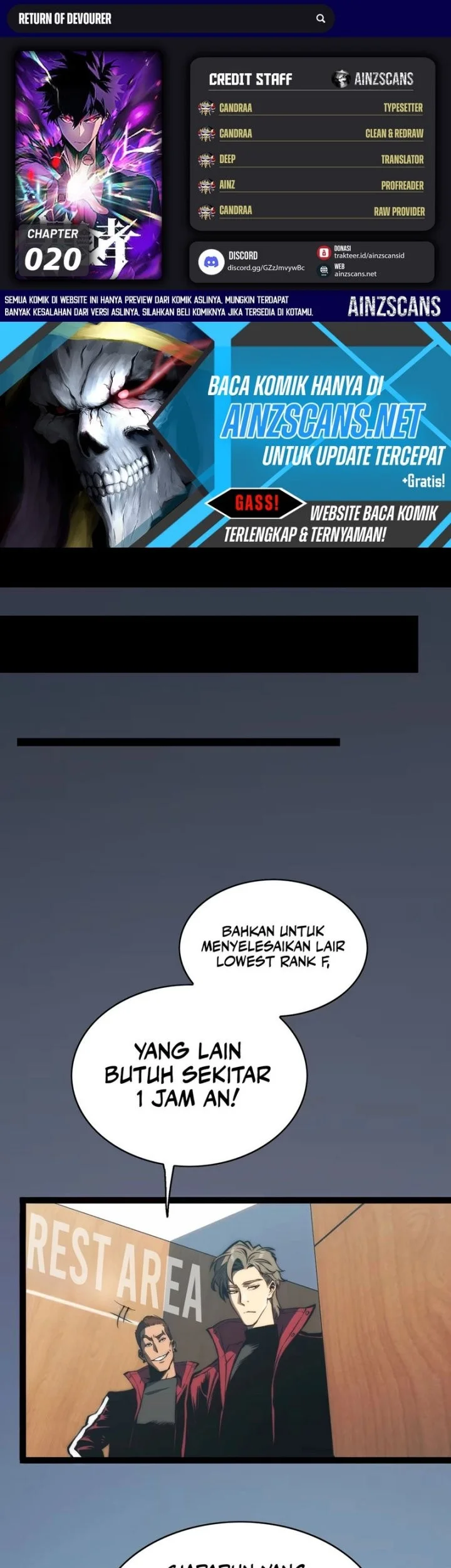 Komik Return of the Devourer Chapter 20 gambar 1