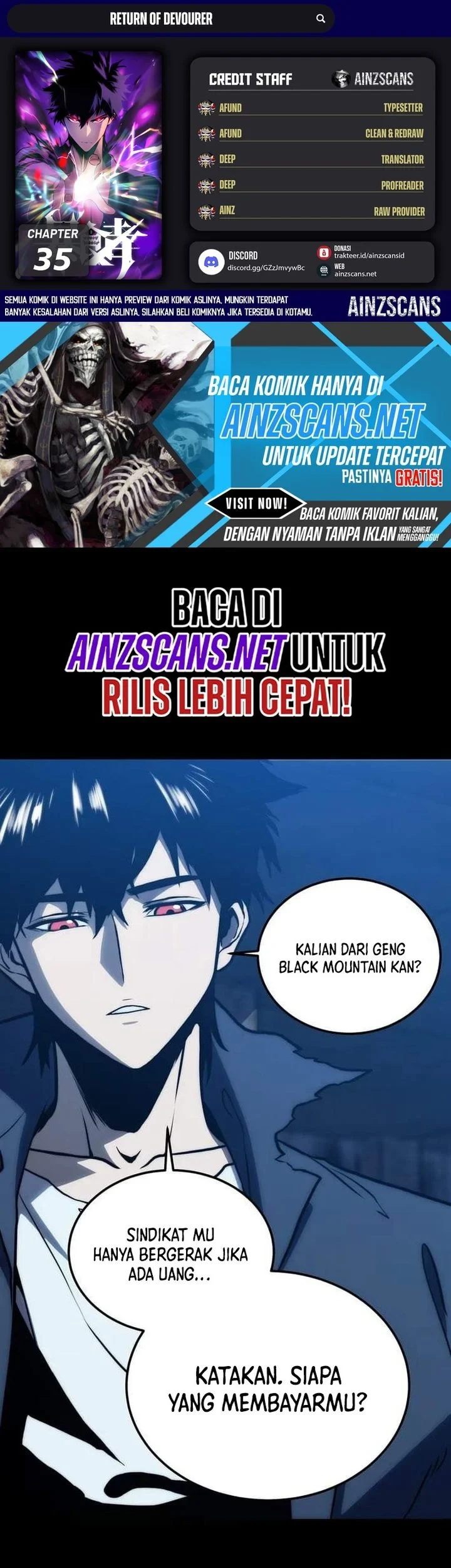 Komik Return of the Devourer Chapter 35 gambar 1
