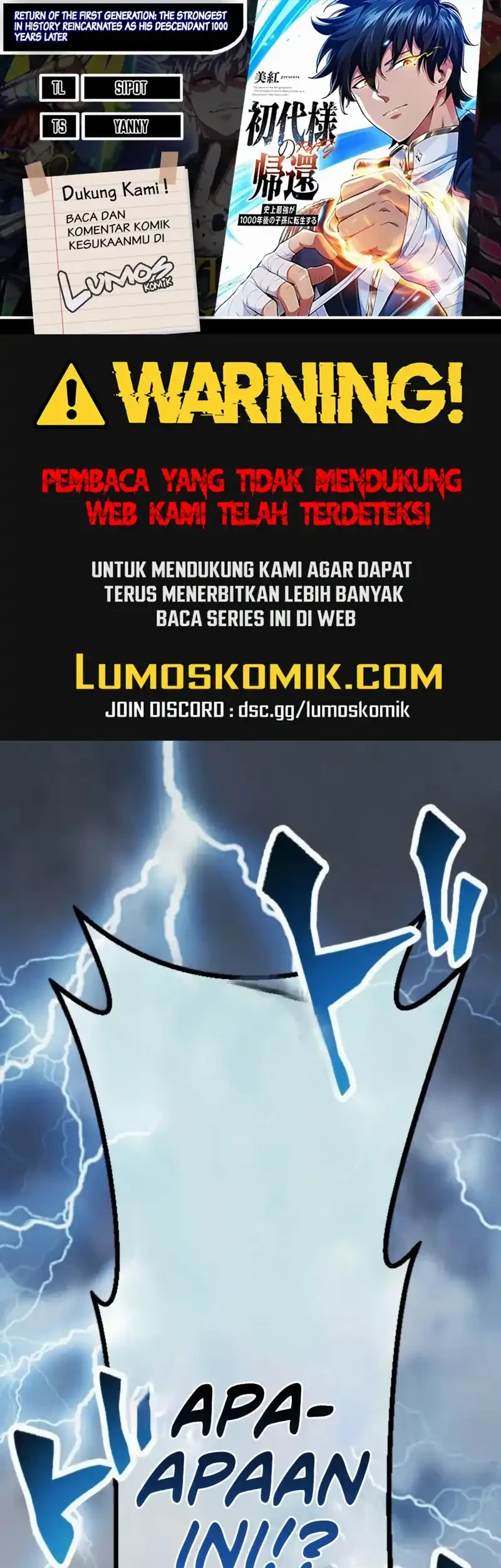 Komik Return of the First Patriarch: The Strongest Reincarnates into His Descendant 1000 Years Later Chapter 17 gambar 1