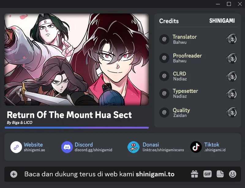 Komik Return of the Flowery Mountain Sect Chapter 176 gambar 1