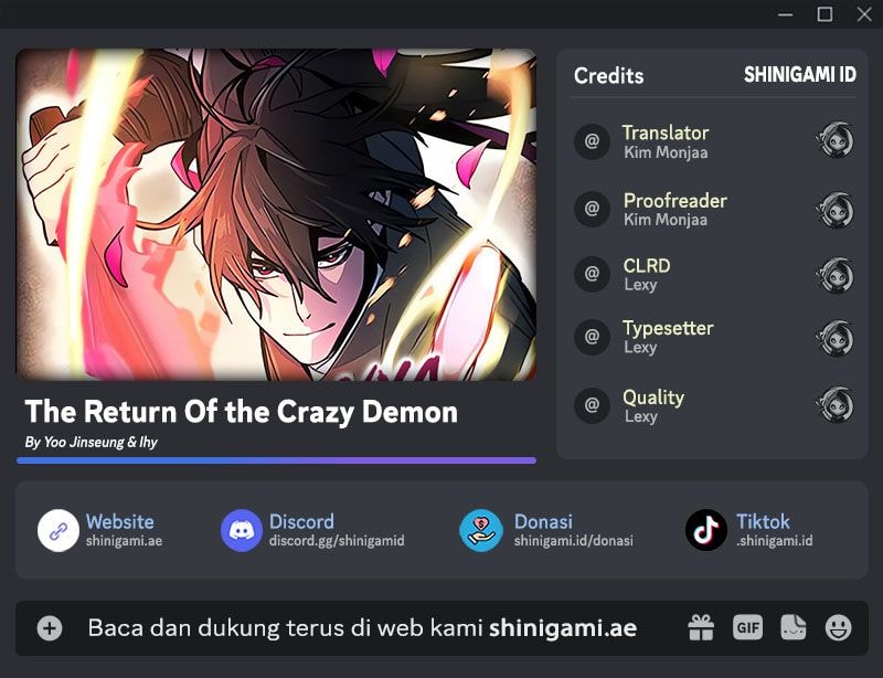 Baca Komik Return of the Mad Demon Chapter 157 Gambar 1