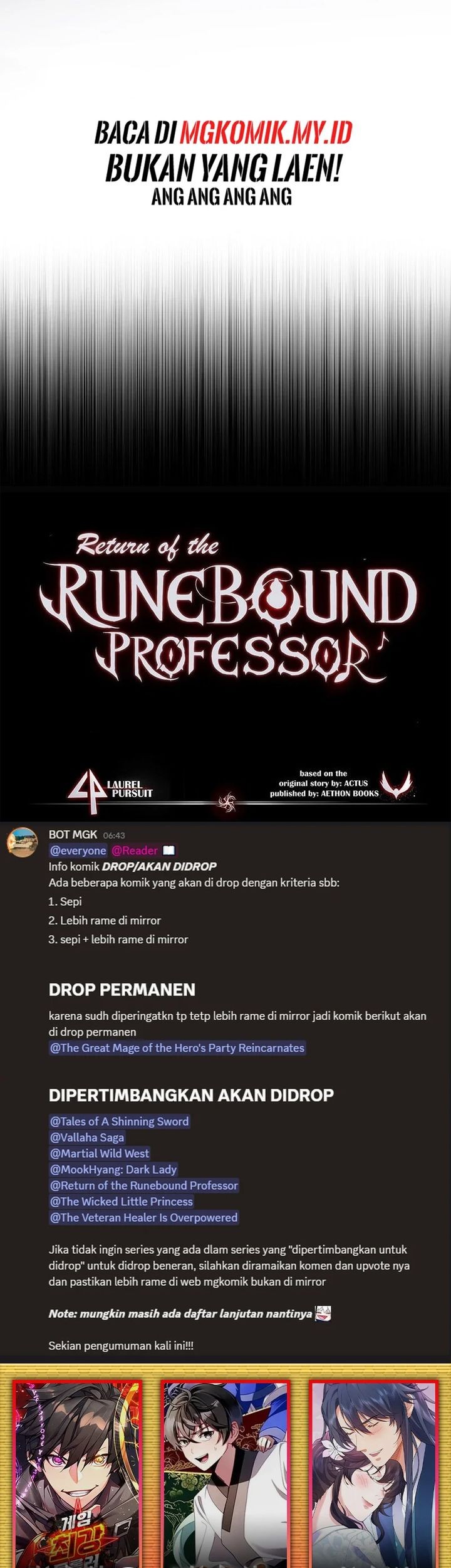 Return of the Renebound Professor Chapter 40 Gambar 79