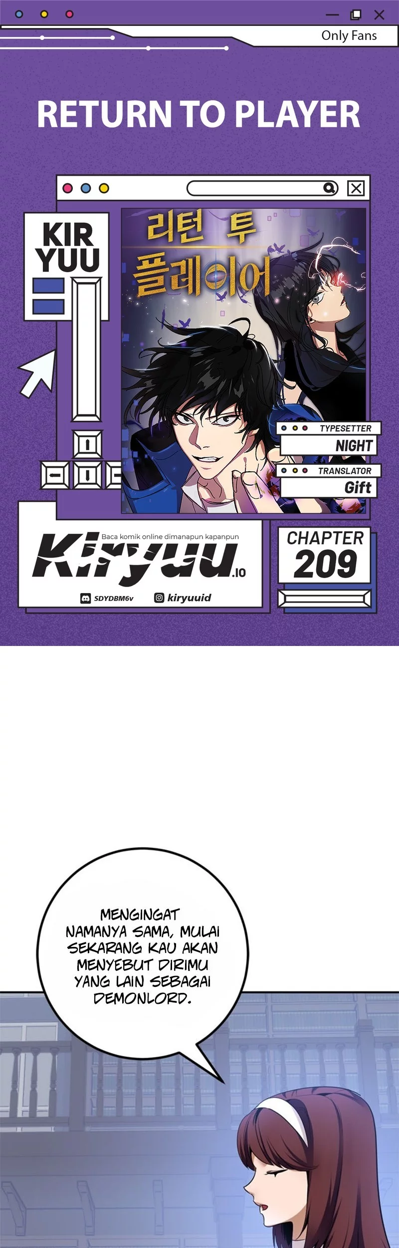 Baca Komik Return to Player Chapter 209 Gambar 1