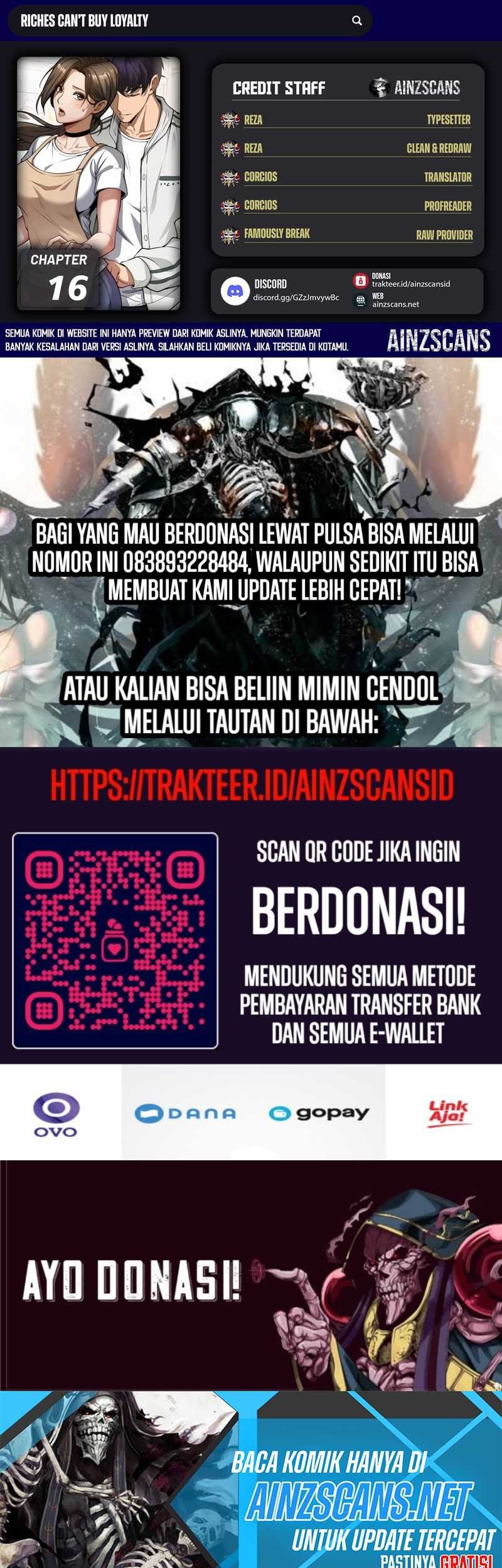 Baca Komik Riches Can’t Buy Loyalty Chapter 16 Gambar 1