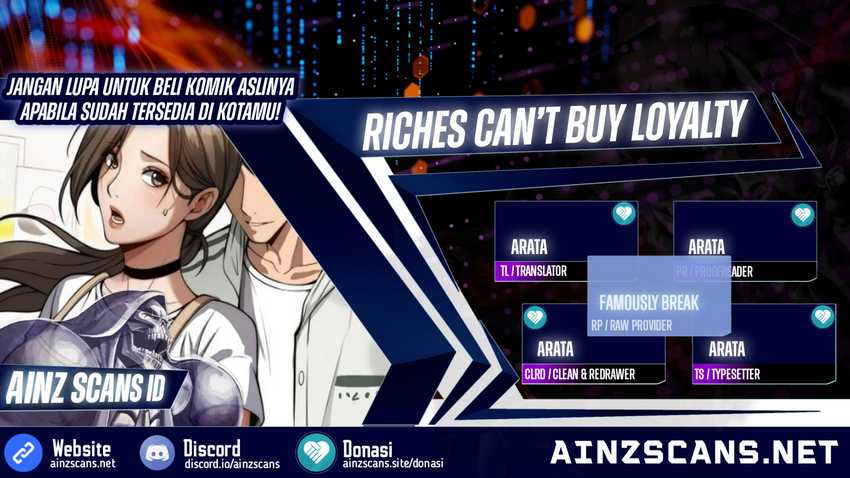 Baca Komik Riches Can’t Buy Loyalty Chapter 19 Gambar 1