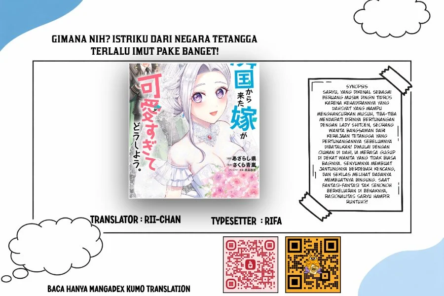 Komik Rinkoku kara Kita Yome ga Kawaisugite Doushiyou Chapter 22 gambar 1
