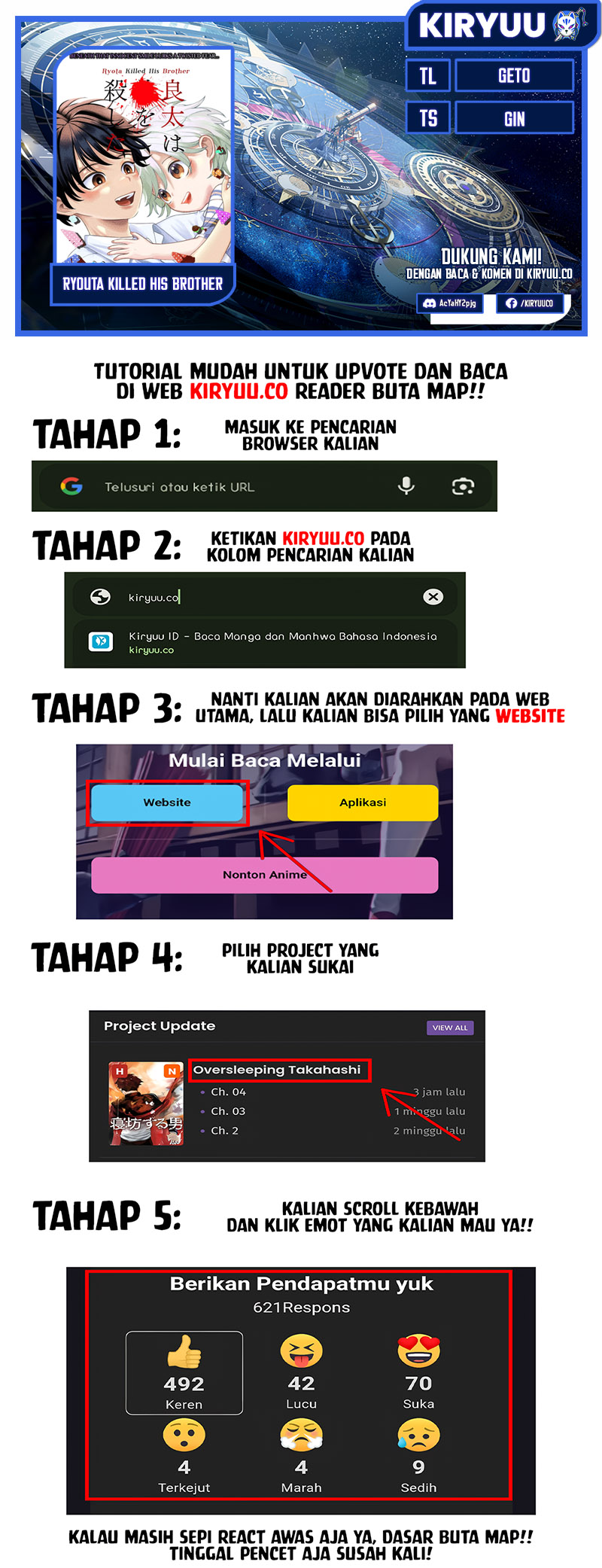 Baca Komik Ryota Killed His Brother Chapter 1 Gambar 1