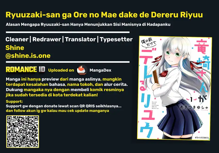 Komik Ryuuzaki-san ga Ore no Mae dake de Dereru Riyuu Chapter 9 gambar 1