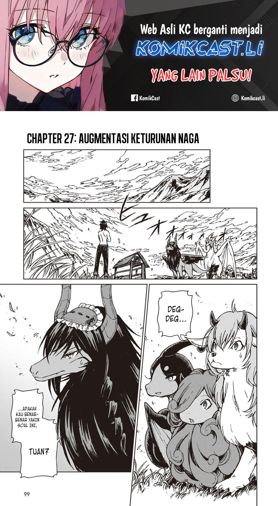 Baca Komik S-kyuu Guild wo Tsuihou saretakedo, Jitsu wa Ore dake Dragon no Kotoba ga Wakaru no de, Kidzuita Toki ni wa Ryuu Kishi no Chouten wo Kiwametemashita Chapter 27 Gambar 1