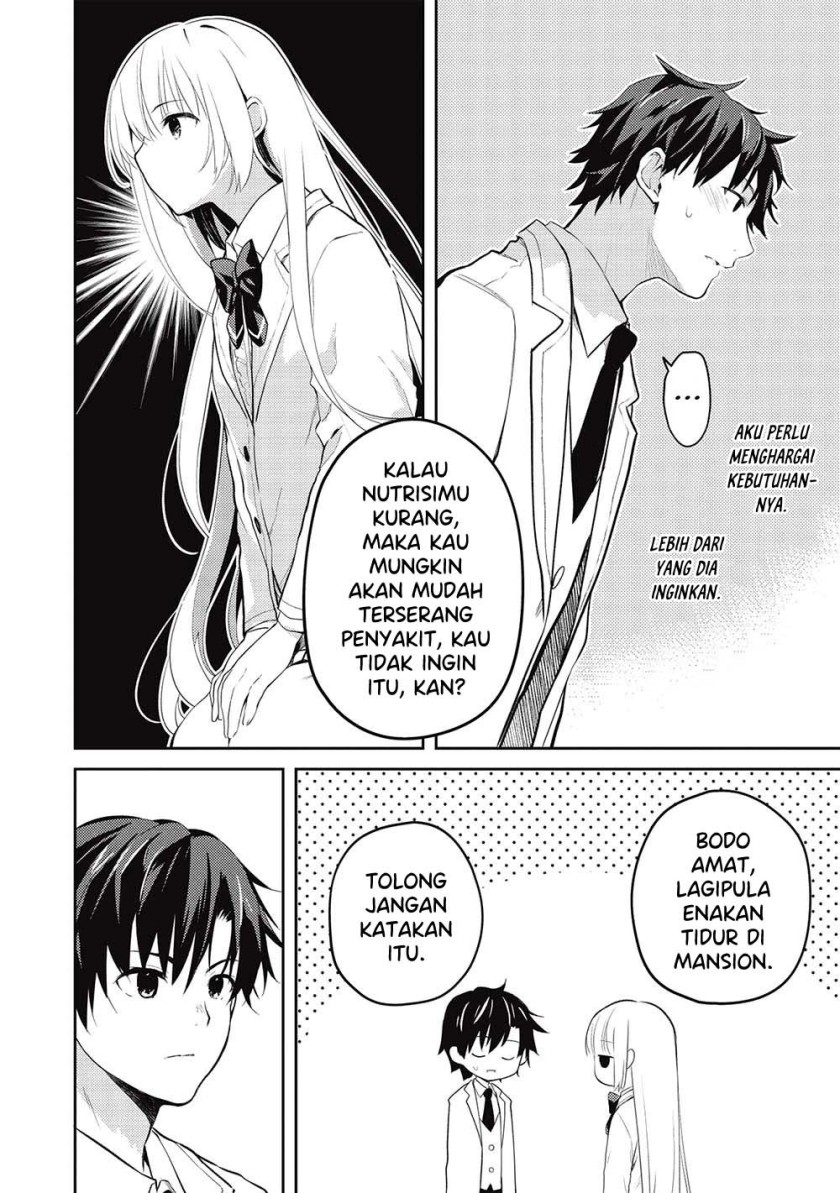 Saijo no Osewa ~Takane no Hana Darakena Meimon Kou de, Gakuin Ichi no Ojou-sama (Seikatsu Noryoku Kaimu) o Kagenagara Osewa suru Koto ni Narimashita~ Chapter 14 Gambar 13