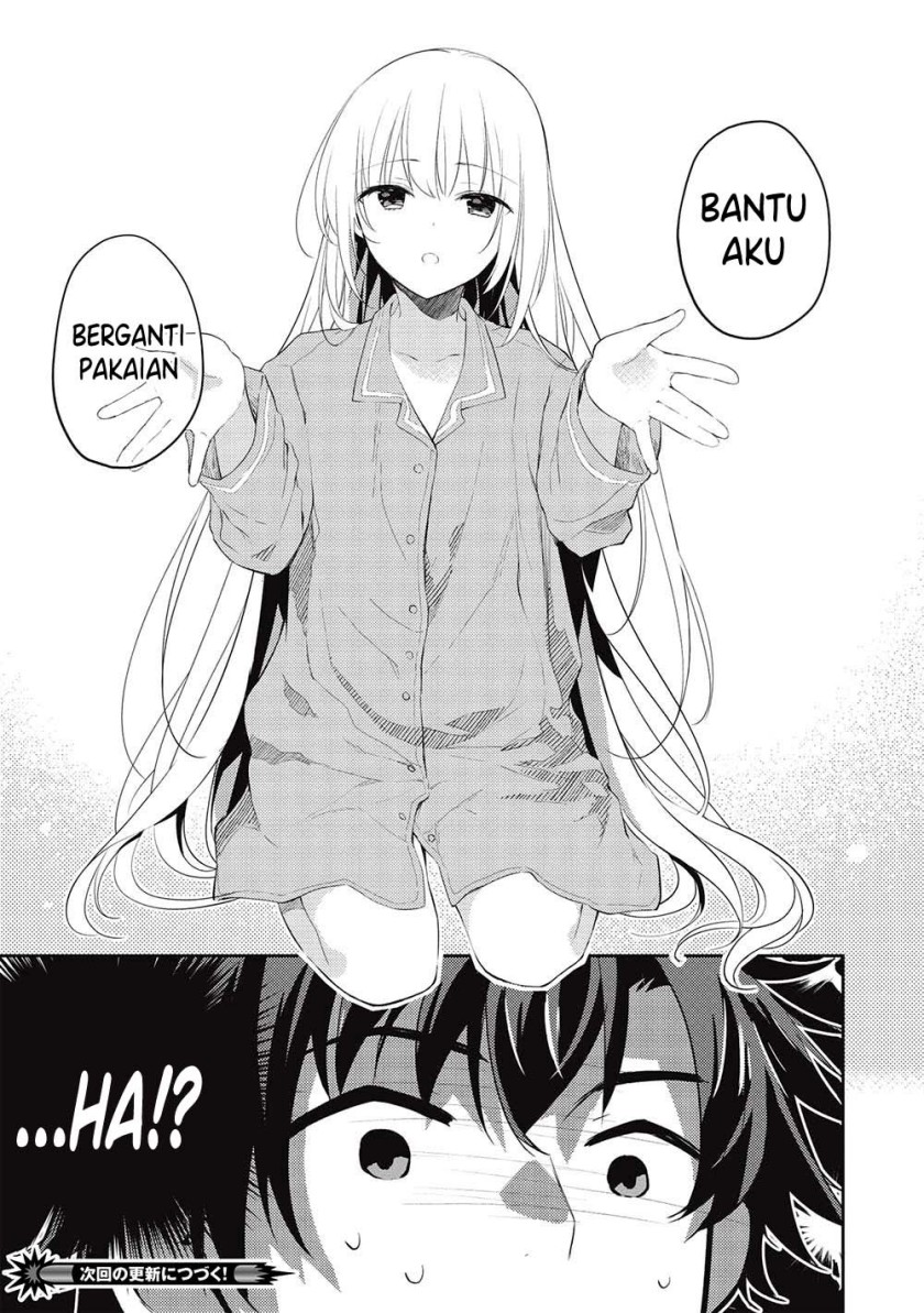 Saijo no Osewa ~Takane no Hana Darakena Meimon Kou de, Gakuin Ichi no Ojou-sama (Seikatsu Noryoku Kaimu) o Kagenagara Osewa suru Koto ni Narimashita~ Chapter 14 Gambar 24