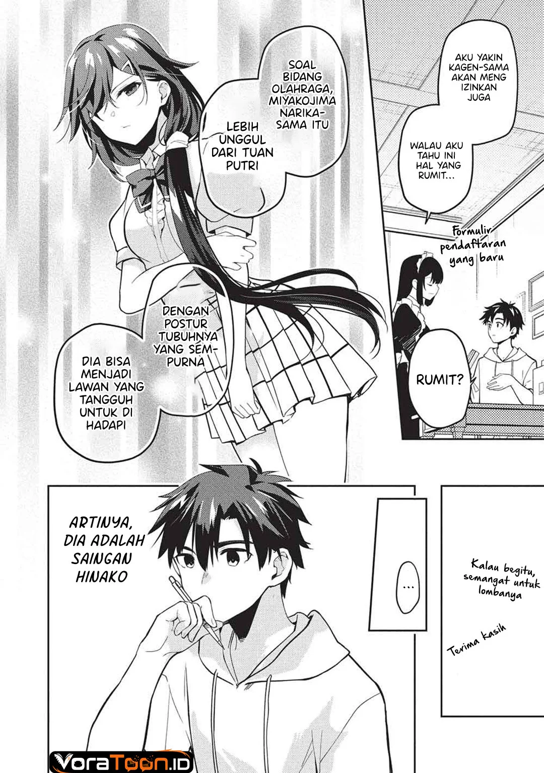 Saijo no Osewa ~Takane no Hana Darakena Meimon Kou de, Gakuin Ichi no Ojou-sama (Seikatsu Noryoku Kaimu) o Kagenagara Osewa suru Koto ni Narimashita~ Chapter 43 halaman 12