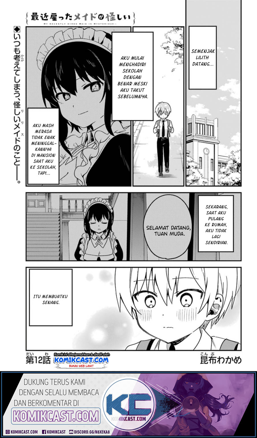 Baca Manga Saikin Yatotta Maid ga Ayashii (My Recently Hired Maid Is Mysterious) (Serialization) Chapter 12 Gambar 2