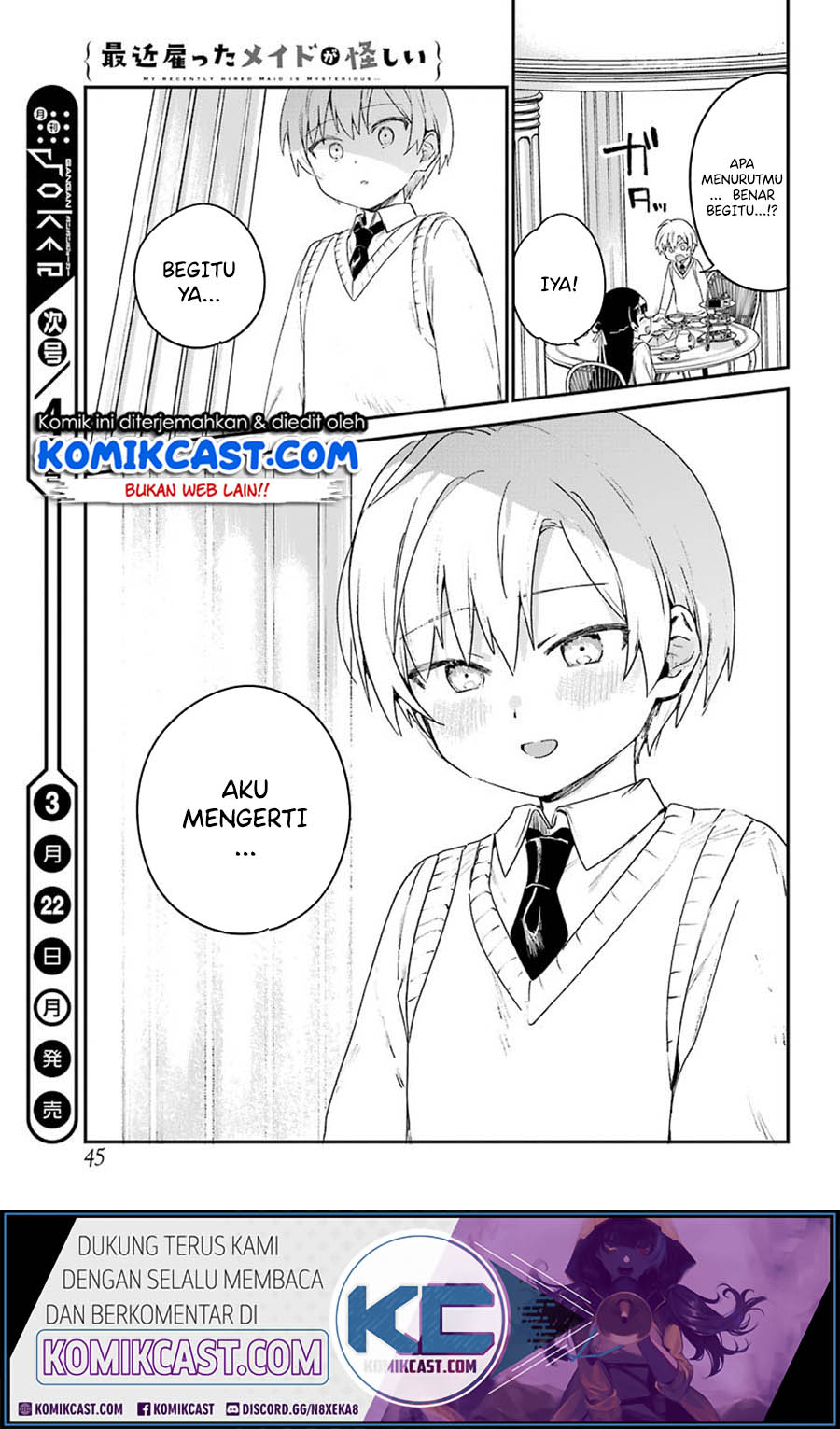 Saikin Yatotta Maid ga Ayashii (My Recently Hired Maid Is Mysterious) (Serialization) Chapter 15 Gambar 14
