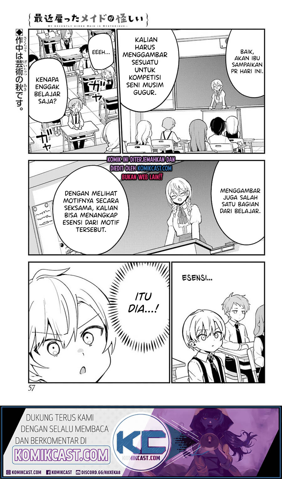 Baca Manga Saikin Yatotta Maid ga Ayashii (My Recently Hired Maid Is Mysterious) (Serialization) Chapter 16 Gambar 2