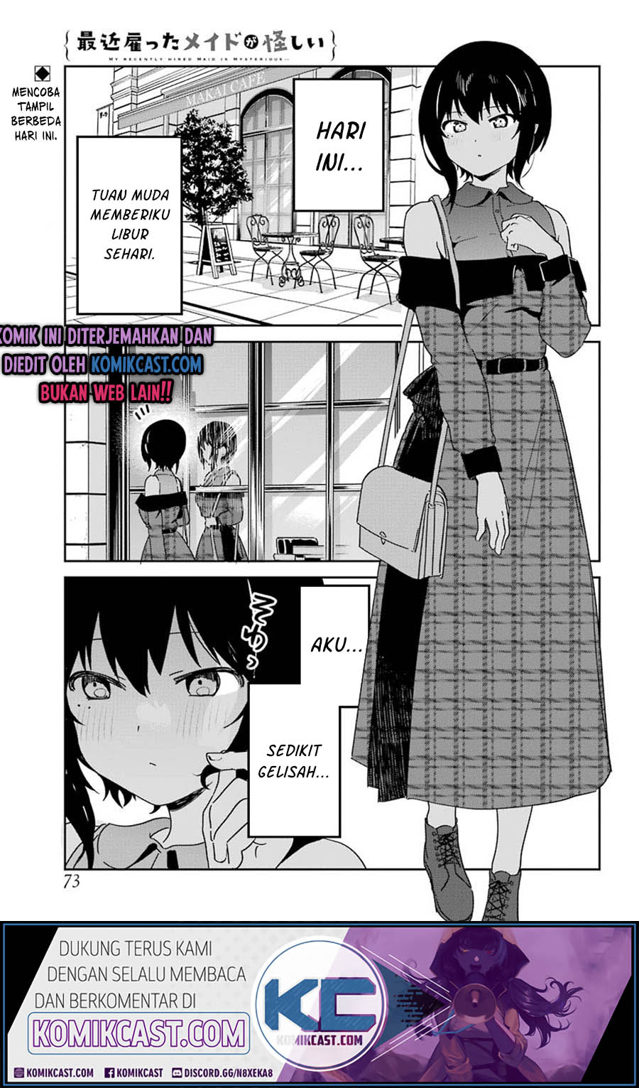 Baca Manga Saikin Yatotta Maid ga Ayashii (My Recently Hired Maid Is Mysterious) (Serialization) Chapter 18 Gambar 2