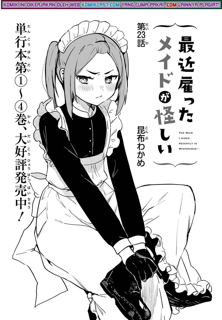 Saikin Yatotta Maid ga Ayashii (My Recently Hired Maid Is Mysterious) (Serialization) Chapter 23 Gambar 3