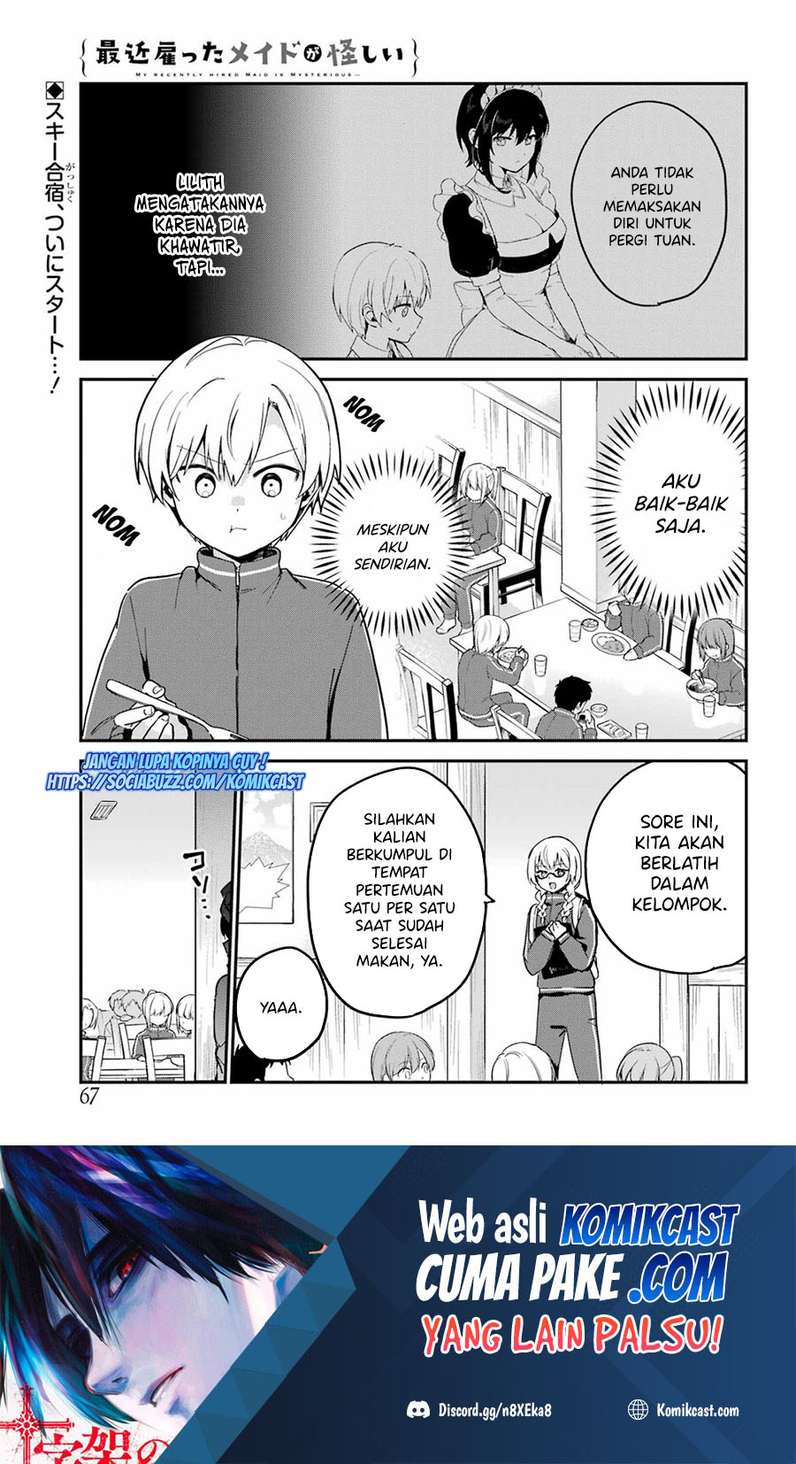 Baca Manga Saikin Yatotta Maid ga Ayashii (My Recently Hired Maid Is Mysterious) (Serialization) Chapter 28 Gambar 2