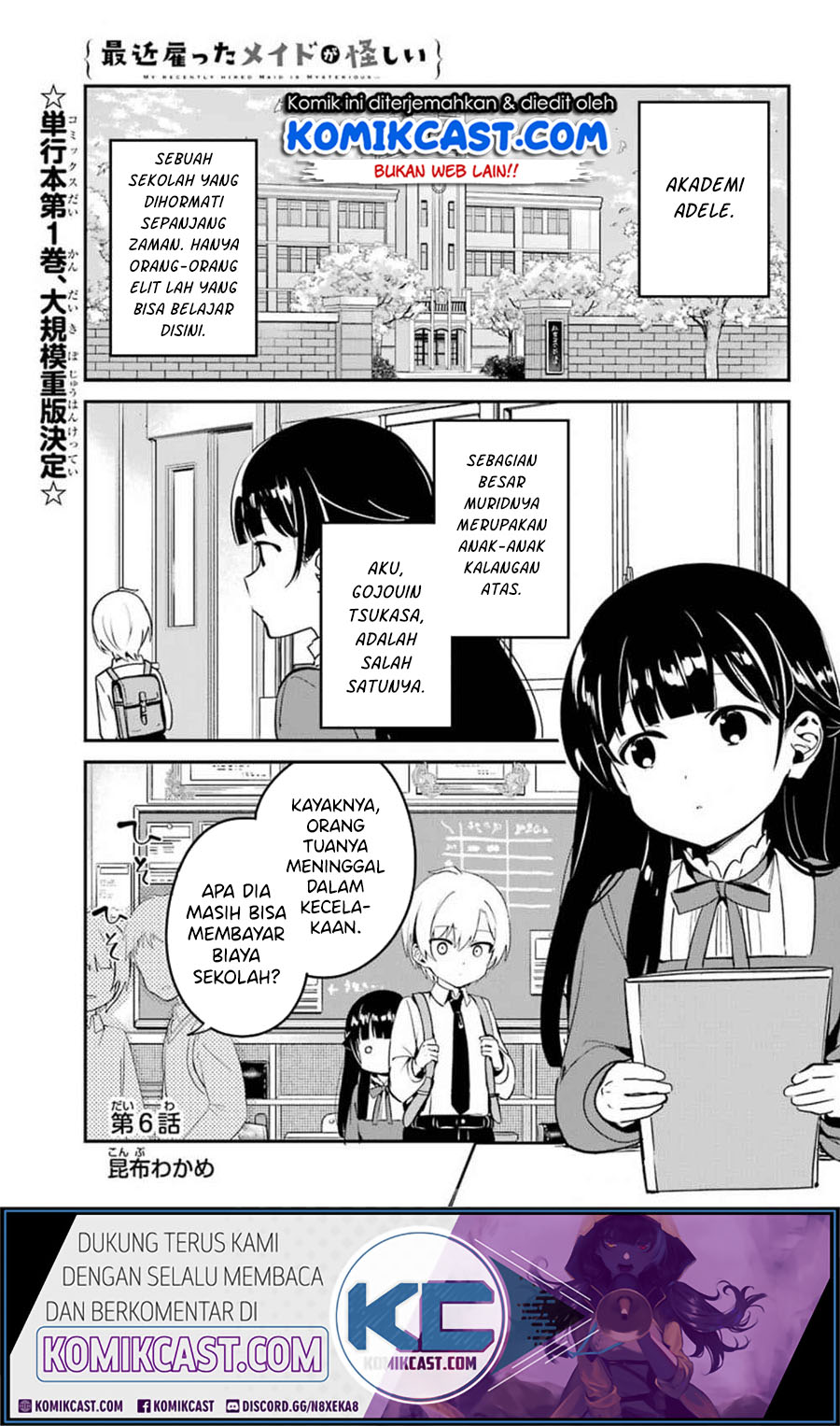 Baca Manga Saikin Yatotta Maid ga Ayashii (My Recently Hired Maid Is Mysterious) (Serialization) Chapter 6 Gambar 2