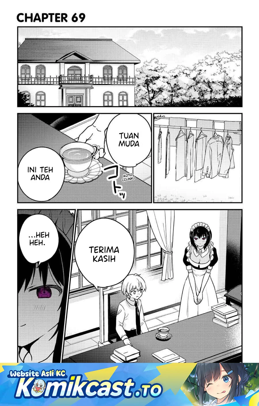 Manga Saikin Yatotta Maid ga Ayashii (My Recently Hired Maid Is Mysterious) (Serialization) Chapter 69 gambar 2