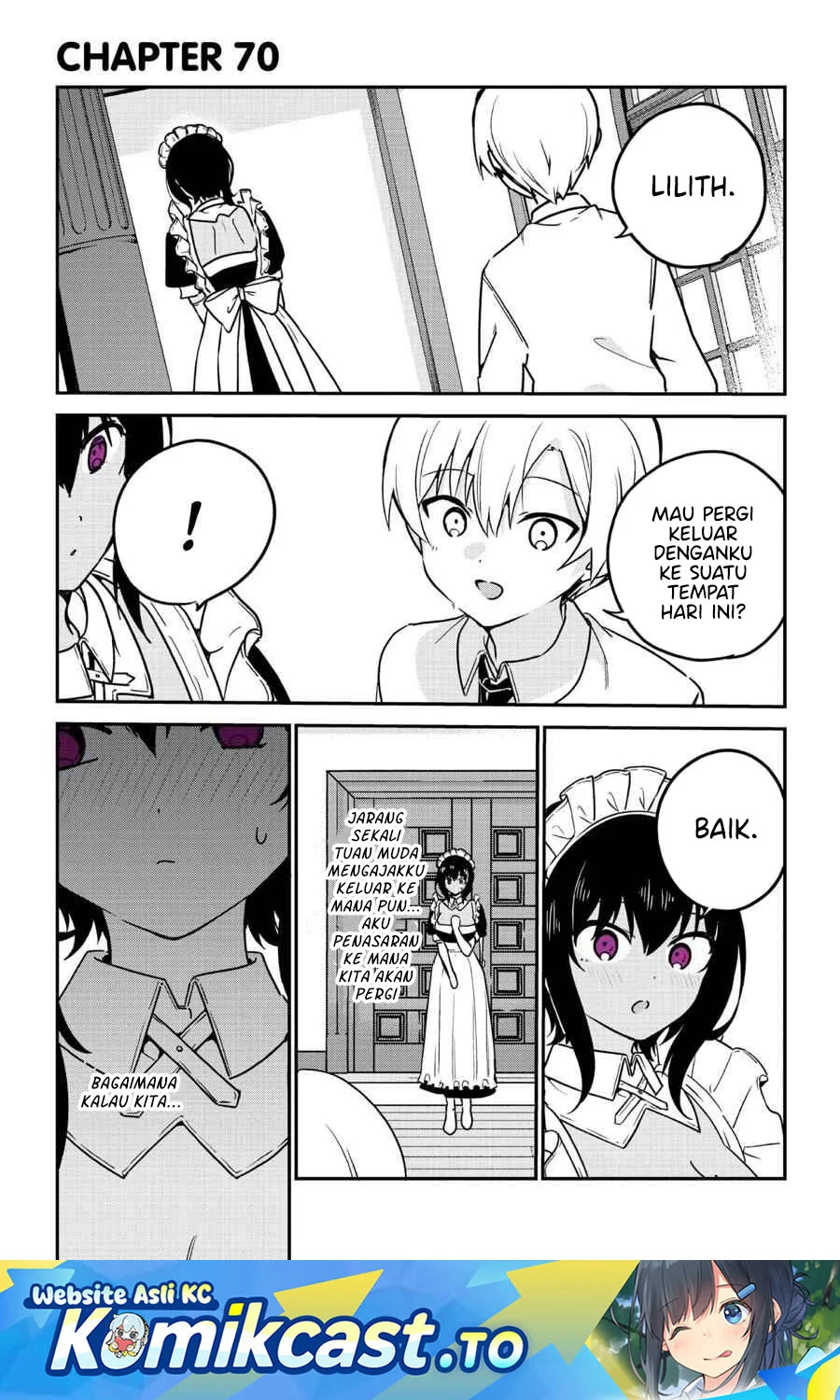 Manga Saikin Yatotta Maid ga Ayashii (My Recently Hired Maid Is Mysterious) (Serialization) Chapter 70 gambar 2