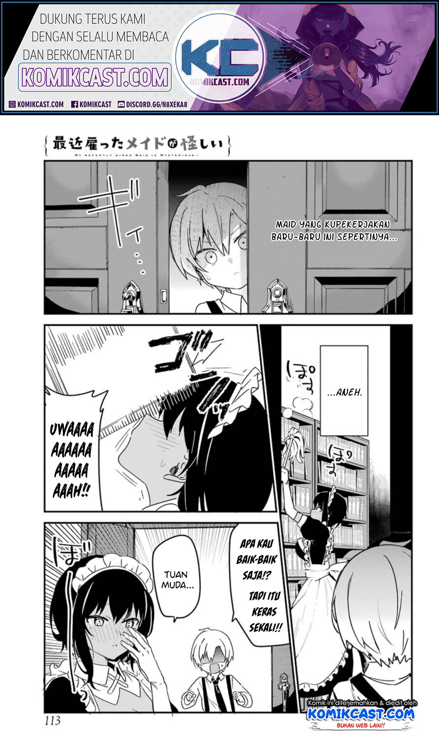 Saikin Yatotta Maid ga Ayashii (My Recently Hired Maid Is Mysterious) (Serialization) Chapter 9 Gambar 4