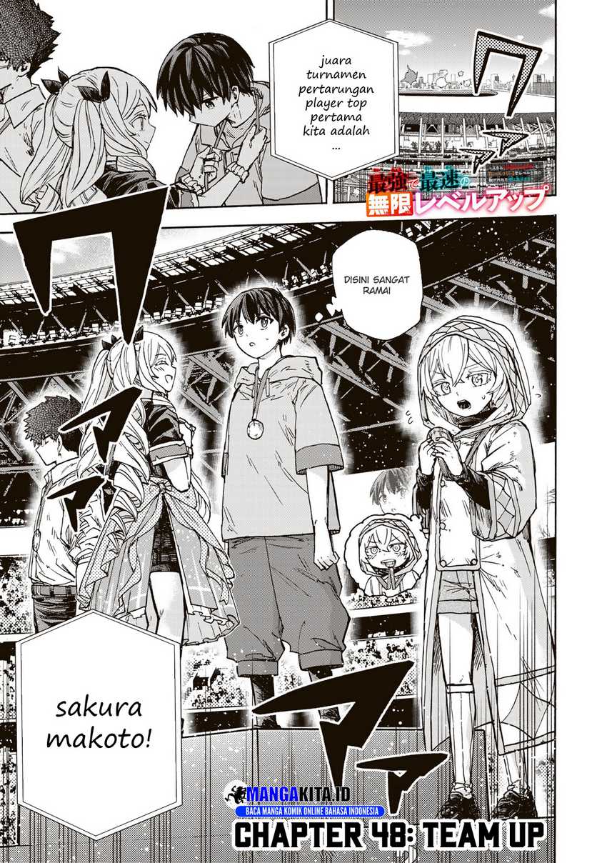 Baca Manga Saikyou de Saisoku no Mugen Level Up Chapter 48 Gambar 2